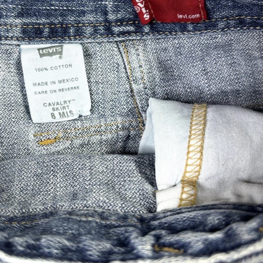 Levi's Blue Denim Skirt - Picture 5 of 8